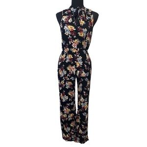 Charlotte Russe Floral Halter Neck Jumpsuit
